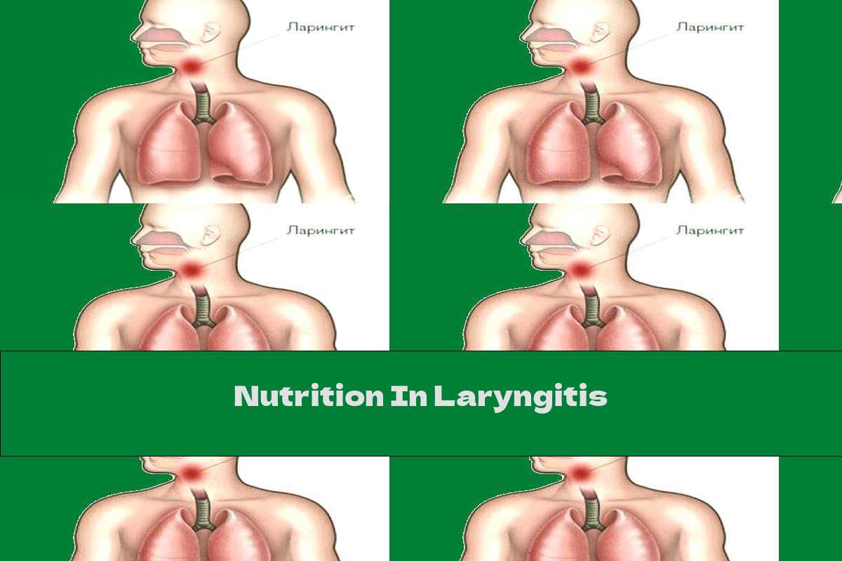 Nutrition In Laryngitis