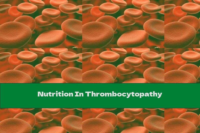Nutrition In Thrombocytopathy