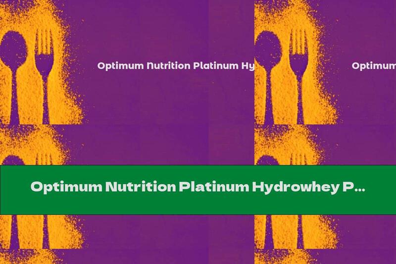 Optimum Nutrition Platinum Hydrowhey Protein Powder