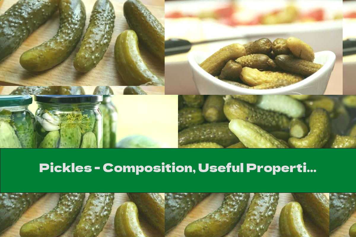 Pickles - Composition, Useful Properties And Harm