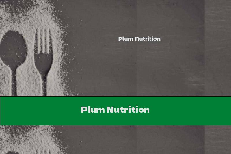Plum Nutrition