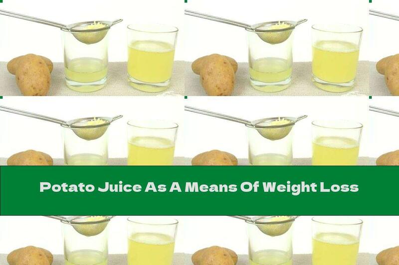 Potato Juice As A Means Of Weight Loss