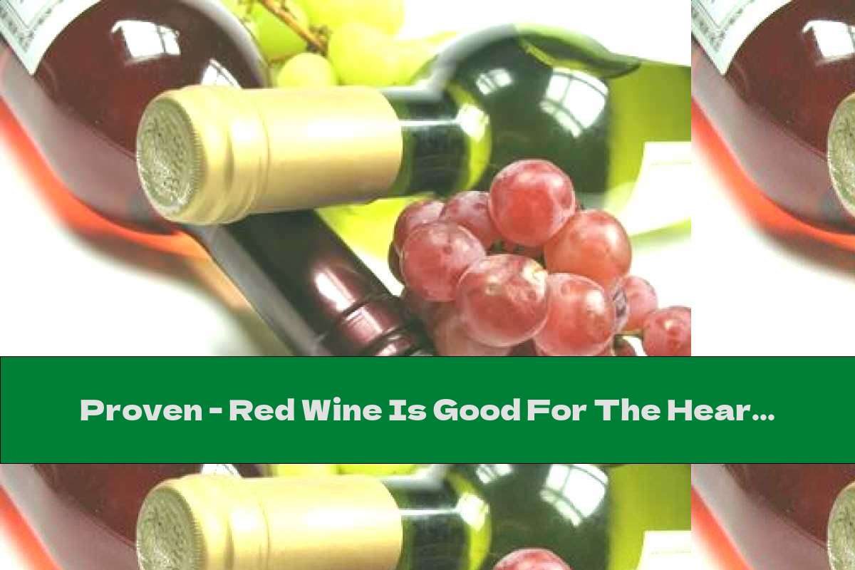 Proven - Red Wine Is Good For The Heart!