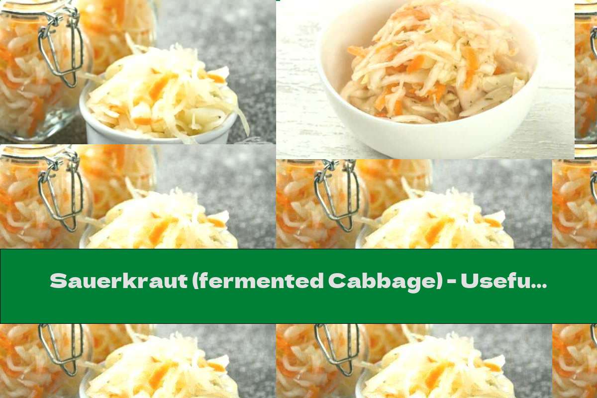 Sauerkraut (fermented Cabbage) - Useful Properties And Contraindications
