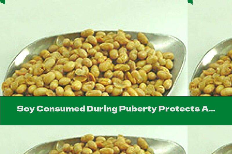 Soy Consumed During Puberty Protects Against Breast Cancer