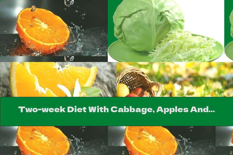 Two-week Diet With Cabbage, Apples And Oranges