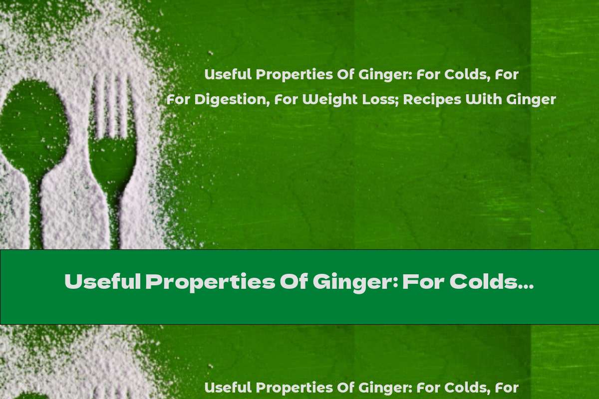 Useful Properties Of Ginger: For Colds, For Digestion, For Weight Loss; Recipes With Ginger