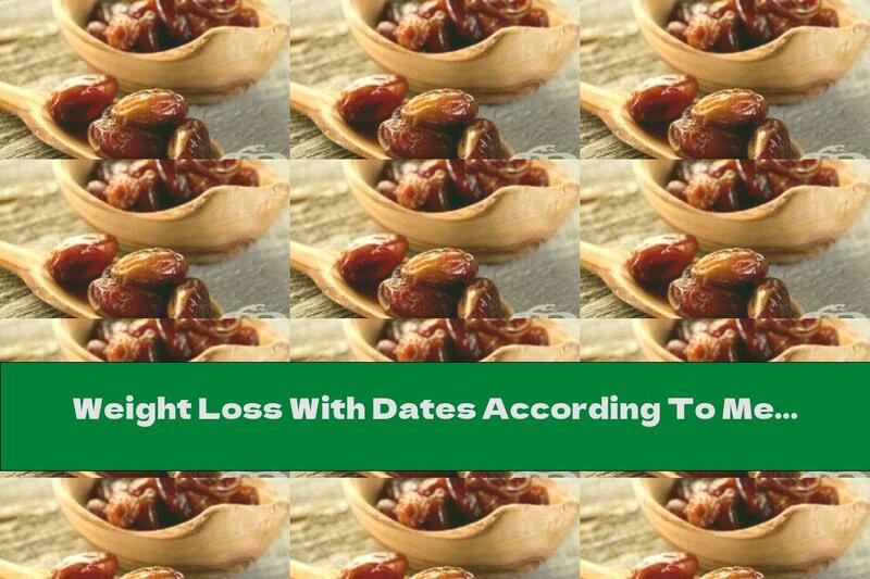 Weight Loss With Dates According To Metabolism