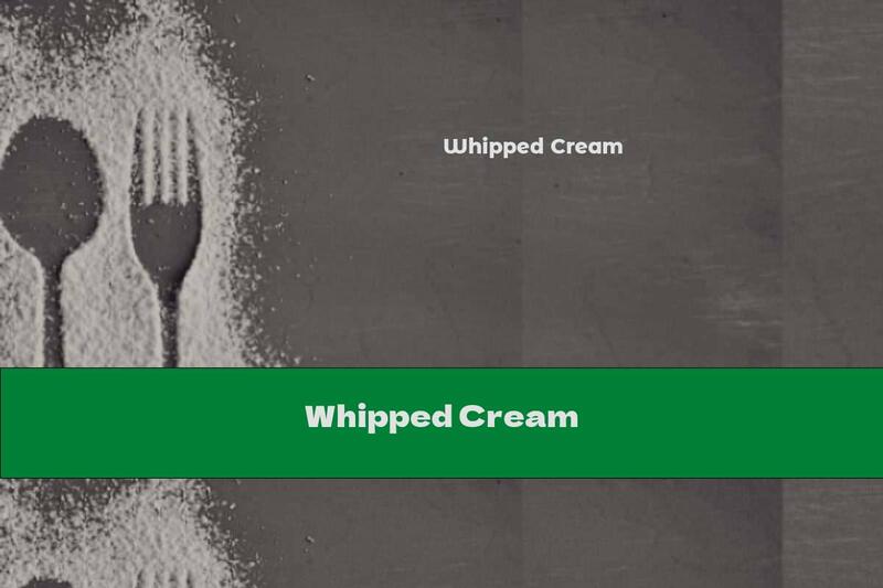 Whipped Cream