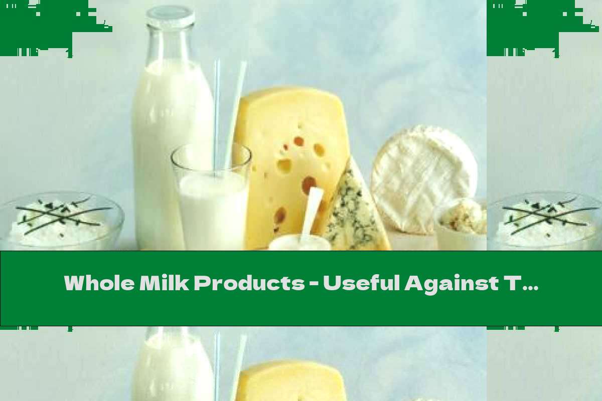 Whole Milk Products - Useful Against Type 2 Diabetes