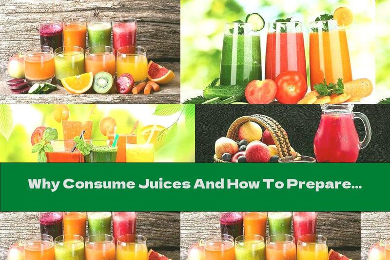 Why Consume Juices And How To Prepare Healthy And Tasty Drinks From Fruits And Vegetables
